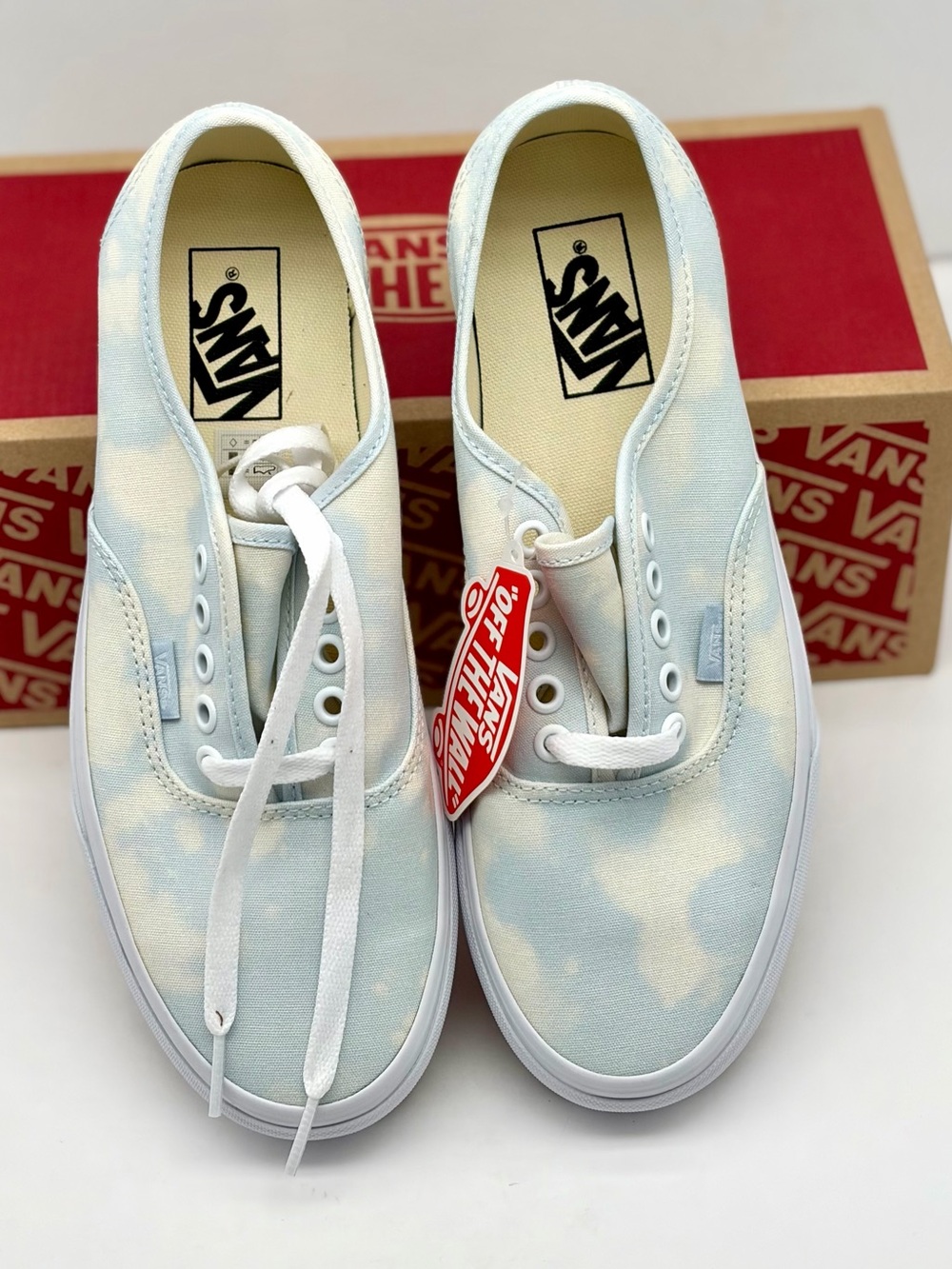 Vans Authentic Low Top Sneakers in Cloud Tie-Dye Women’s 9